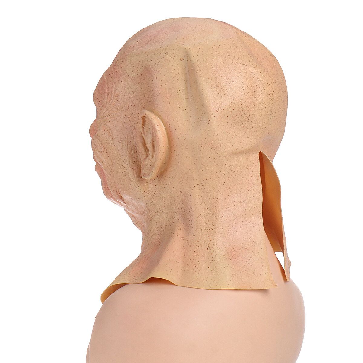 Halloween Old Woman Face Cover Latex Party Cosplay Costume Props Masquerade Without Hair