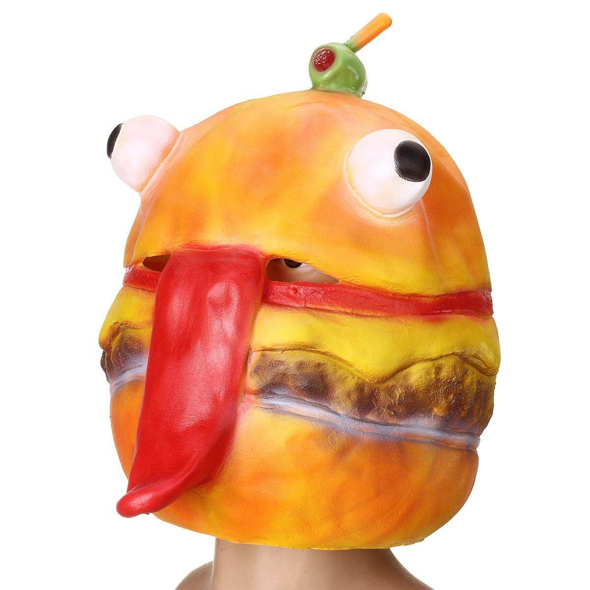 Beef Latex Halloween Cosplay Full Face Hamburger Human Masks