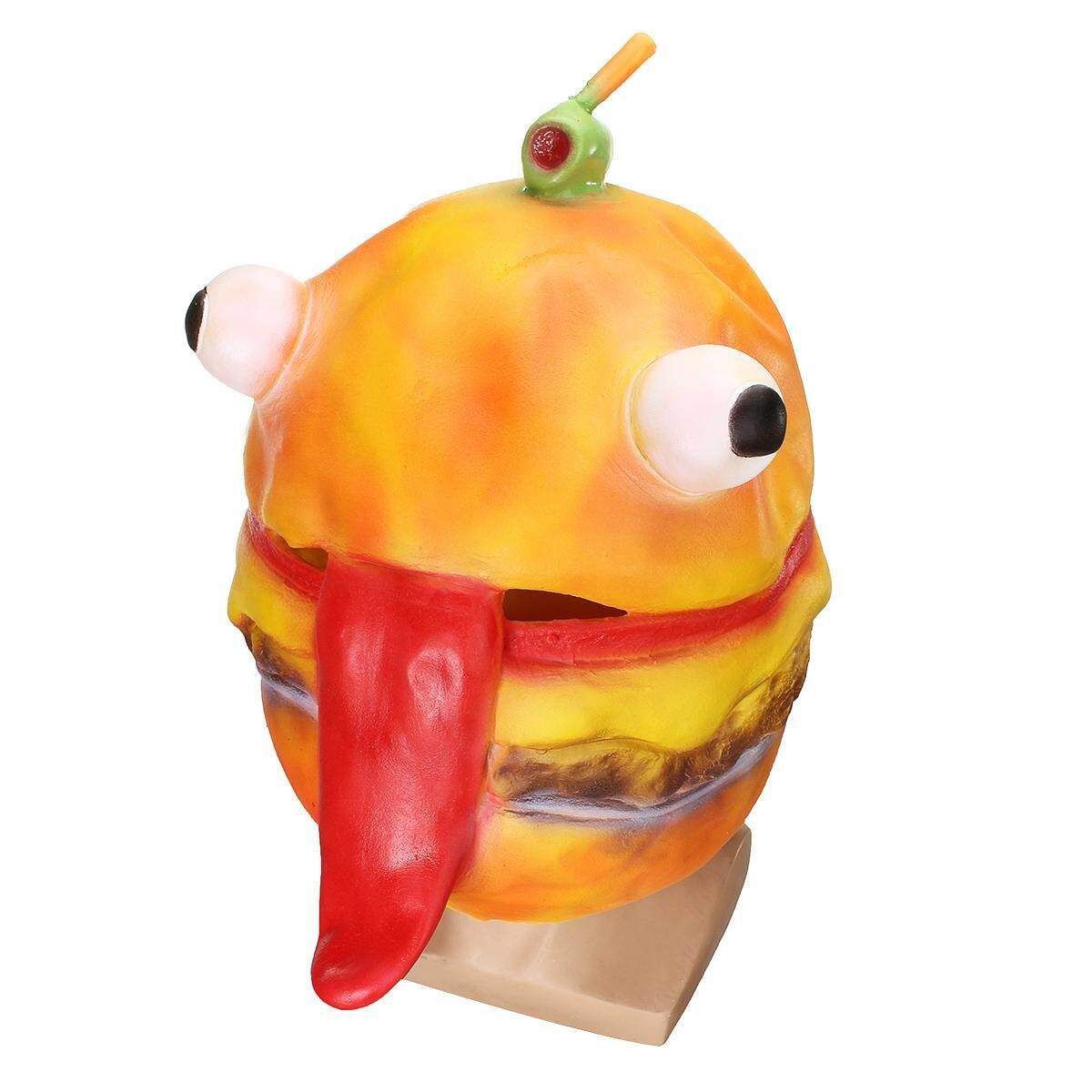 Beef Latex Halloween Cosplay Full Face Hamburger Human Masks