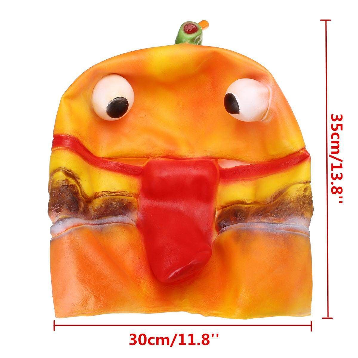 Beef Latex Halloween Cosplay Full Face Hamburger Human Masks