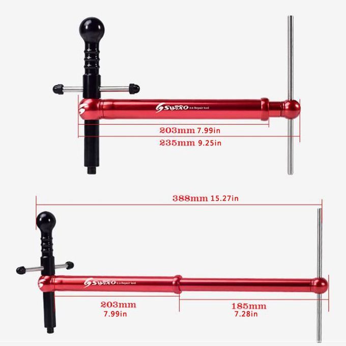 Durable Mountain Bike Wheel Set Rear Variable Lifting Lug  Orre Tion Tool Tail Hook  Orre Tion Tool AG-2.0-red+black+silver
