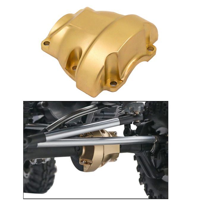 Mini Brass Axle Diff Cover For Racing GEN8 Scout II RC Crawler Car