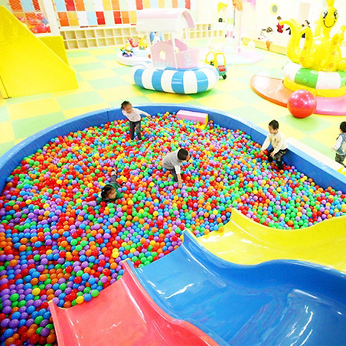 Ball Pit Toy Eco-friendly Funny Stable Baby Tent Ball For-4#