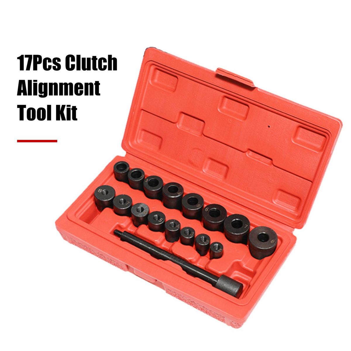 17PCS Universal Coupling Clutch Centering Tools Car Clutch Alignment Tool Kit