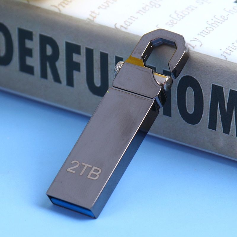 High Speed Flash Drives 2TB U Disk Pen Drive Flash Memory Stick Storage External Storage Key USB 2.0 Black
