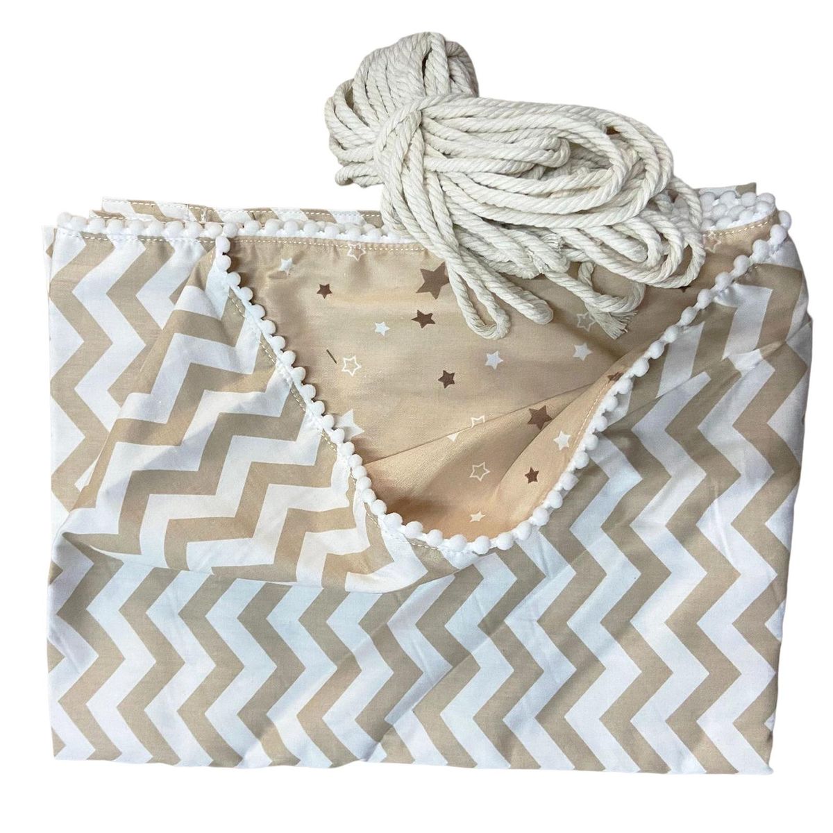 Detachable Portable Baby Hammock Crib Indoor Outdoor Khaki