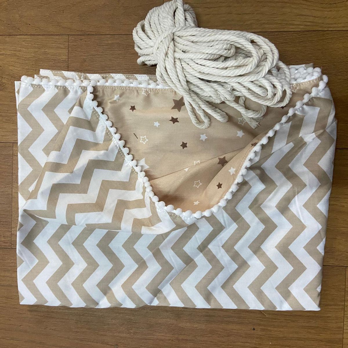 Detachable Portable Baby Hammock Crib Indoor Outdoor Khaki