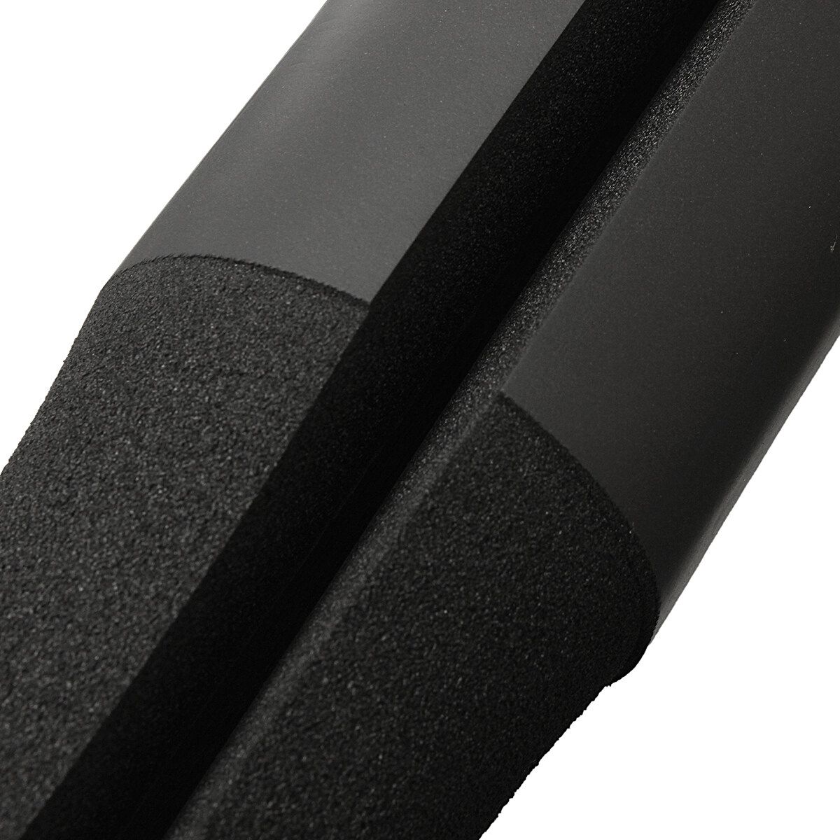 Foam Padded Barbell Bar Pad Cover For Squat Weight Lifting Shoulder Back Black (black)