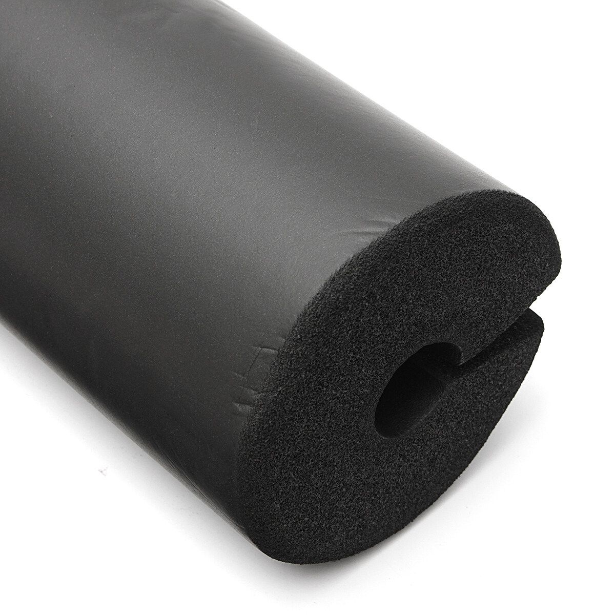 Foam Padded Barbell Bar Pad Cover For Squat Weight Lifting Shoulder Back Black (black)