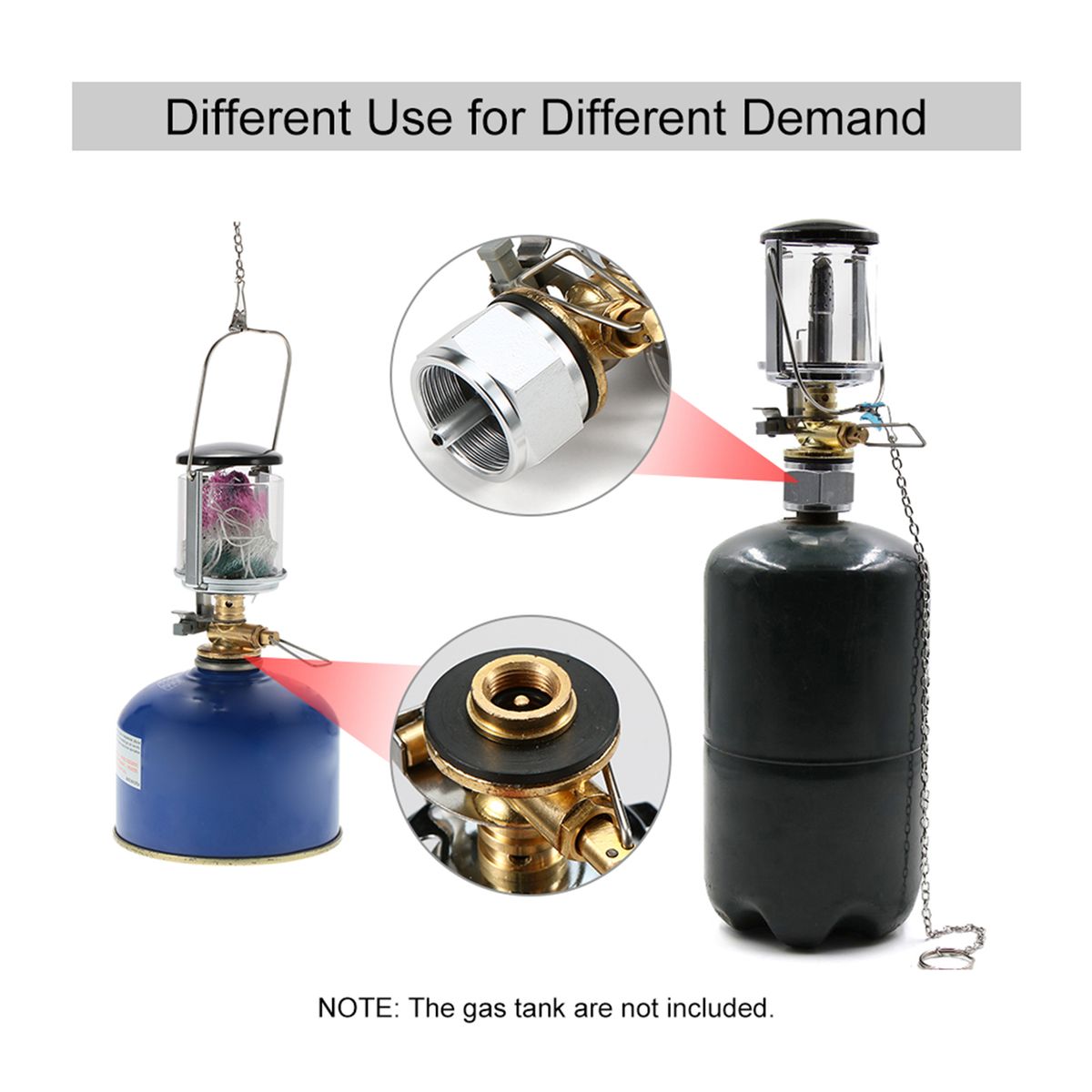 Mini Propane Lantern Single Mantle Gas Lamp Portable Gas