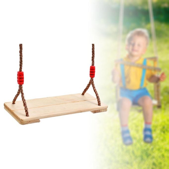 Wooden Swing Durable Garden Swing Seat Chair For Playground Indoor
