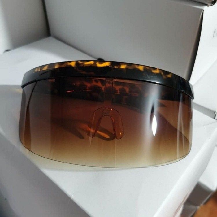 Anti-peeping Sunscreen Mask Tortoiseshell Frame Gradient