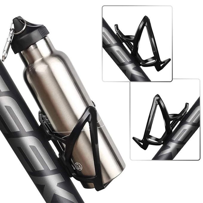 Bottle P  Holder Bi Y Le Water Bottle Holder Bike Drink MTB Road Bike-black-7*14.4cm