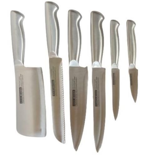 Solid Sterling Silver Knife Set & Stand