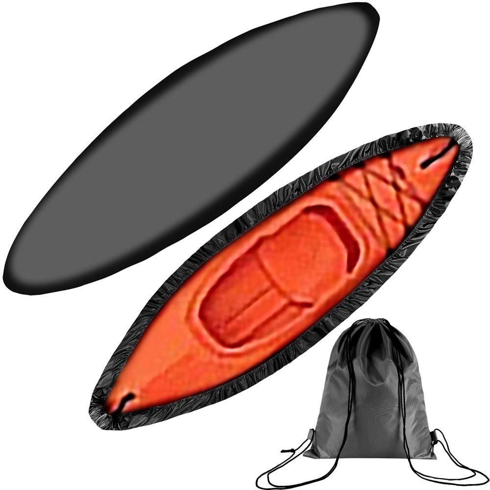 210D Oxford Cloth Storage Cover for Canoeing Kayak Outdoor Waterproof Sunshine-proof Dust Cover Boat Canoe Storage Cover