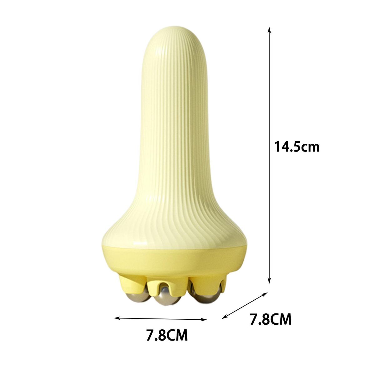 Roller Relaxer Ball Relaxer Meridian Brush Yellow