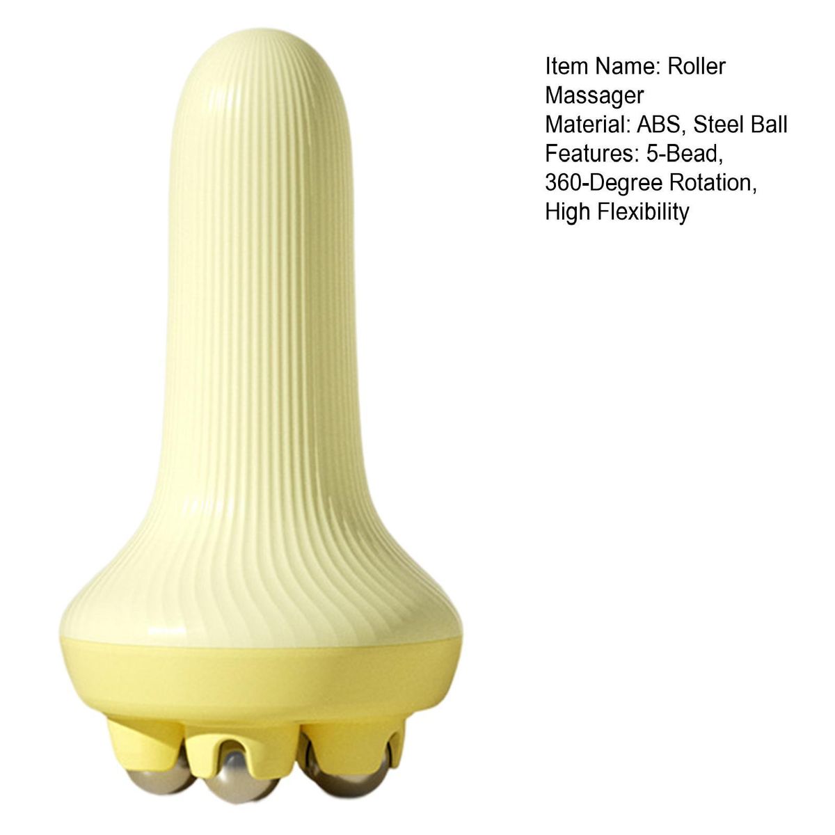 Roller Relaxer Ball Relaxer Meridian Brush Yellow