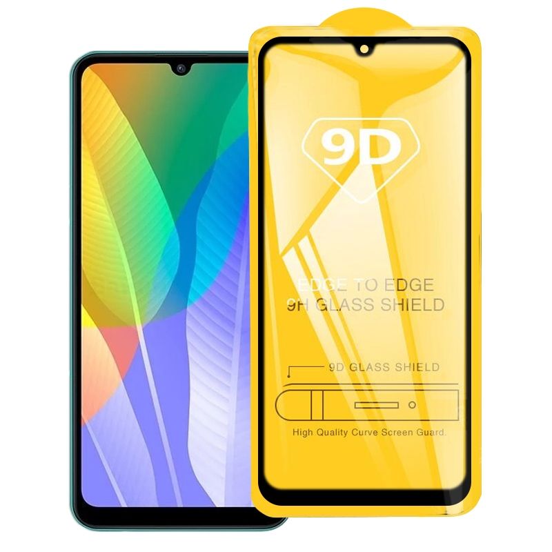 For Huawei Y6p 9D Full Glue Full Screen Tempered Glass Film