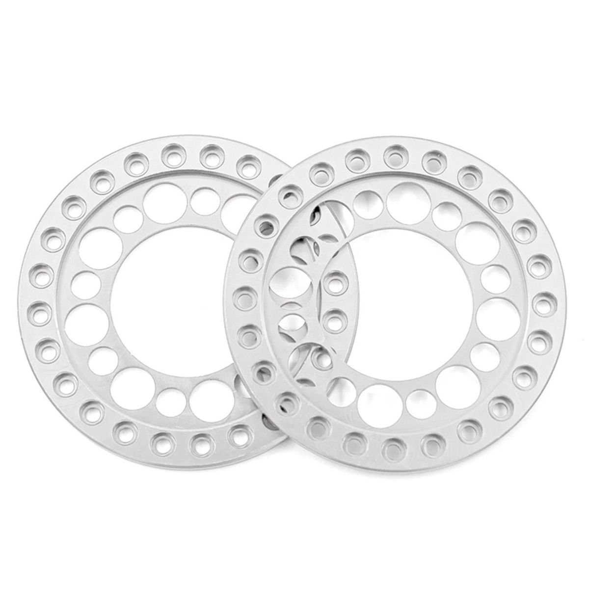 RC Beadlock Wheel Rim Replacement Ring 4PCS Compatible with 1/10 TRX4 SCX10 90046 90047 RC Car 1.9in Wheels Rims