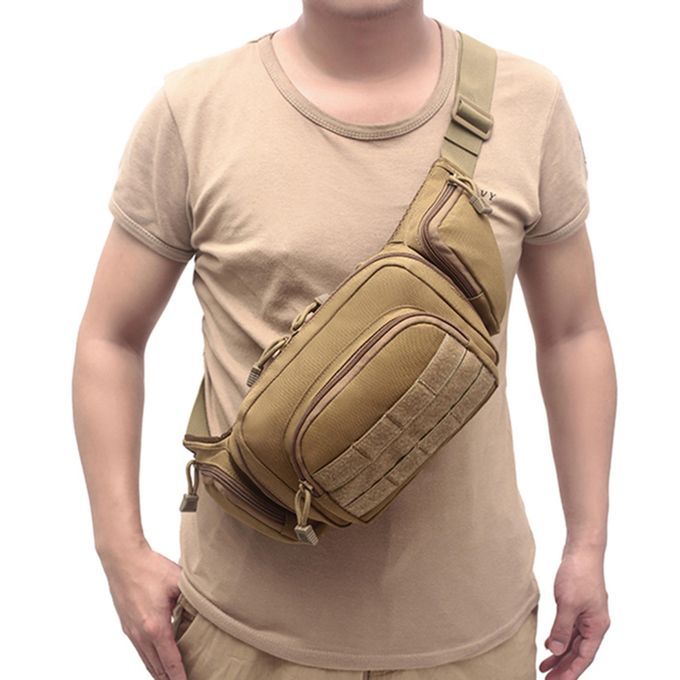 Nylon Waist Pack Sling Shoulder Bag Unisex Travel Riding Camping Mud