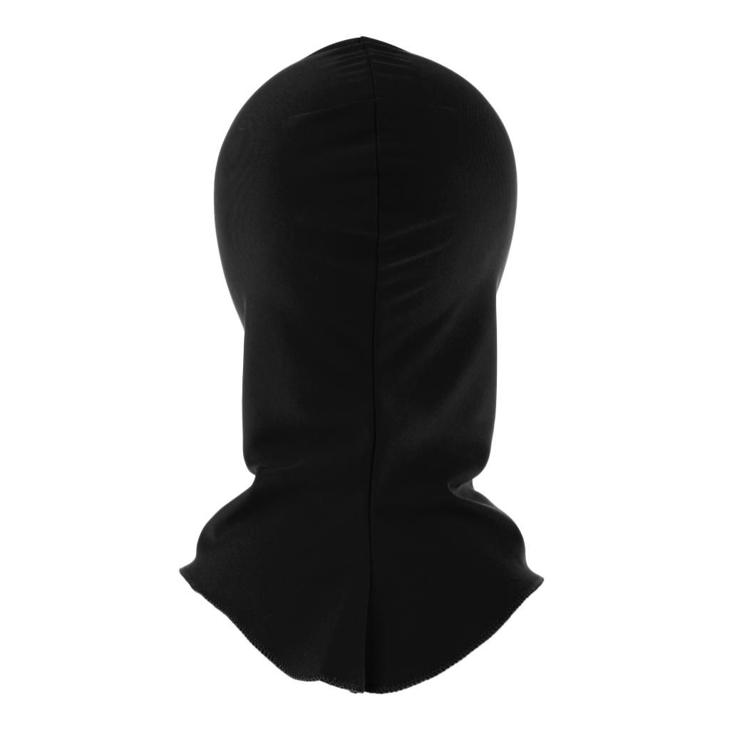 2Pcs Swim Nylon Diving  Warm Wetsuit Snorkeling Hood Neck Hat Face