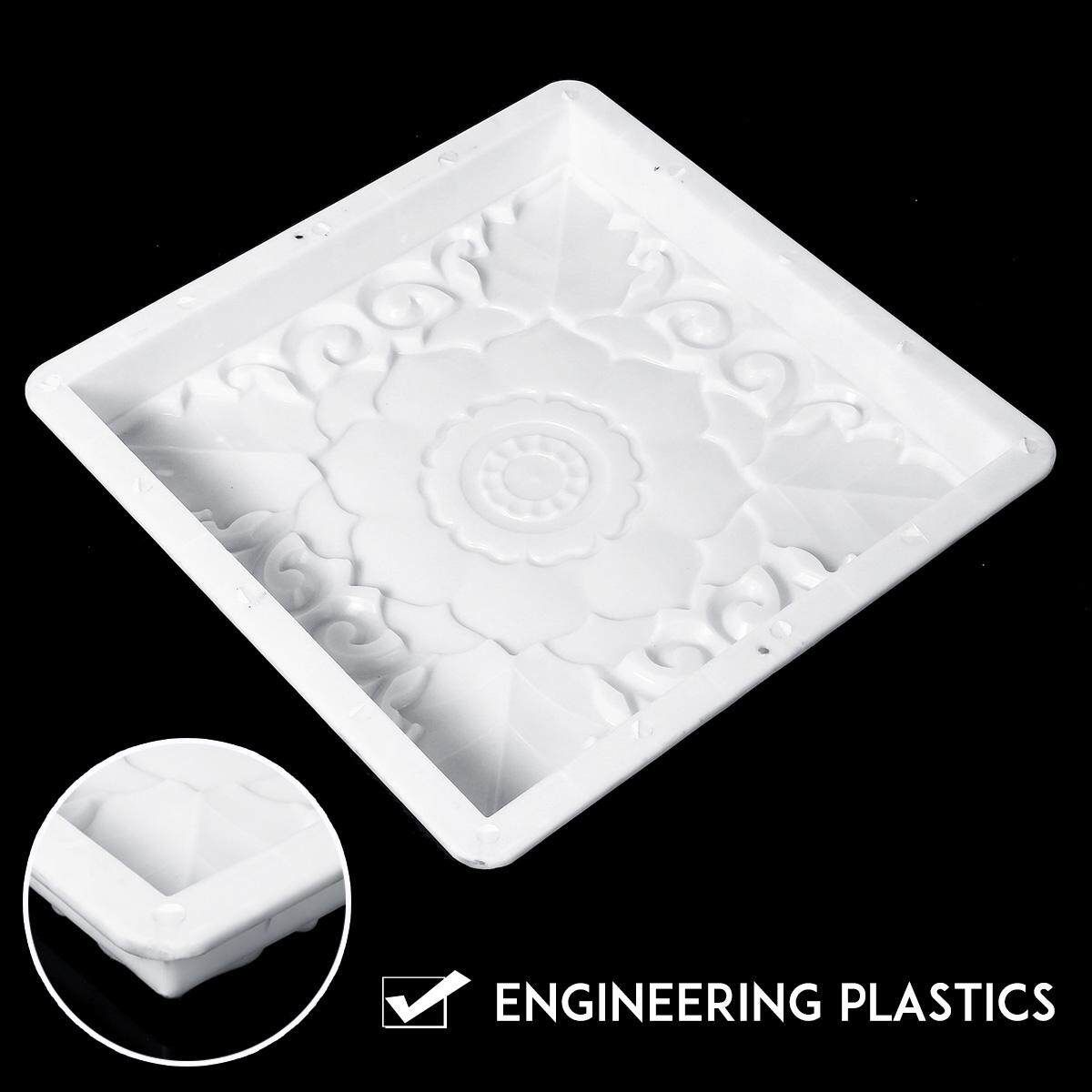 40x40x6cm DIY Plastic Square Path Maker Road Paving Cement Mould Brick