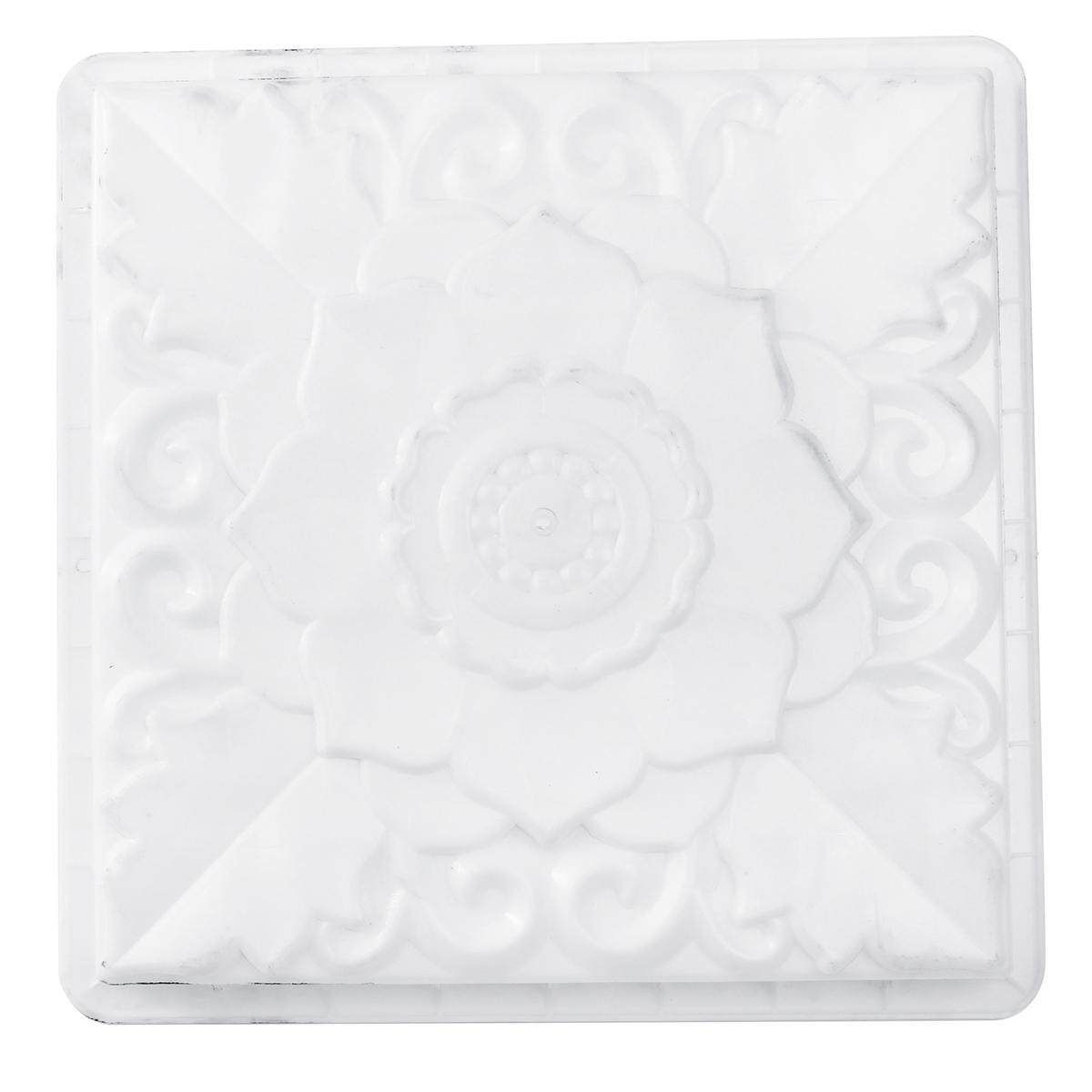 40x40x6cm DIY Plastic Square Path Maker Road Paving Cement Mould Brick