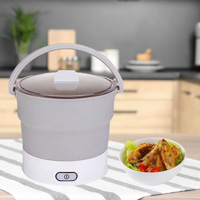 Portable Electric Hot Pot Steamer Dormitory Party Stainless Steel Base