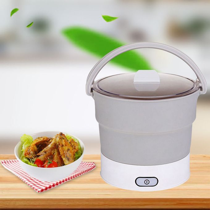 Portable Electric Hot Pot Steamer Dormitory Party Stainless Steel Base