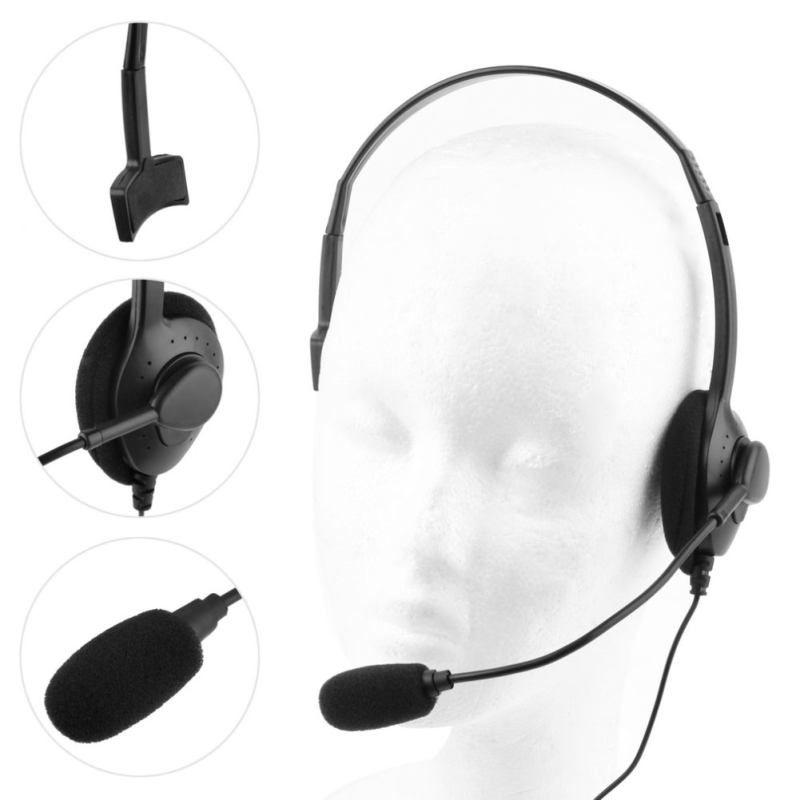Portable Stage Wireless Headset Microphone System Mic-