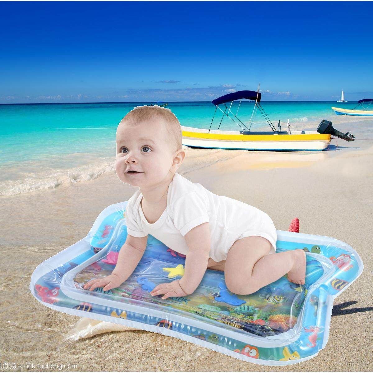 Summer Water/Air Filled Inflatable Mat Newborns Playmat Water Cushion Tummy For Kids Baby Beach Home Garden