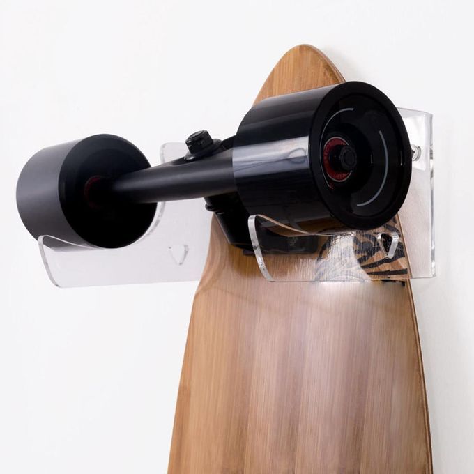 Acrylic Skateboard Holder Wall Mounted Longboard Display Rack Clear