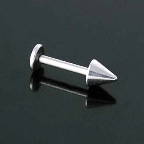 10PCS Men Ladies Fashion Stainless Steel Spike Labret Lip Bar Ear Ring