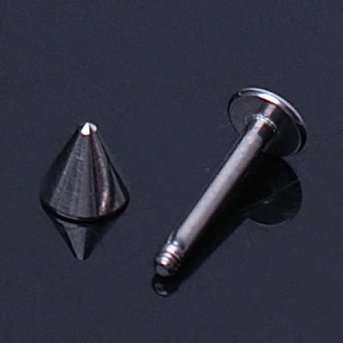 10PCS Men Ladies Fashion Stainless Steel Spike Labret Lip Bar Ear Ring