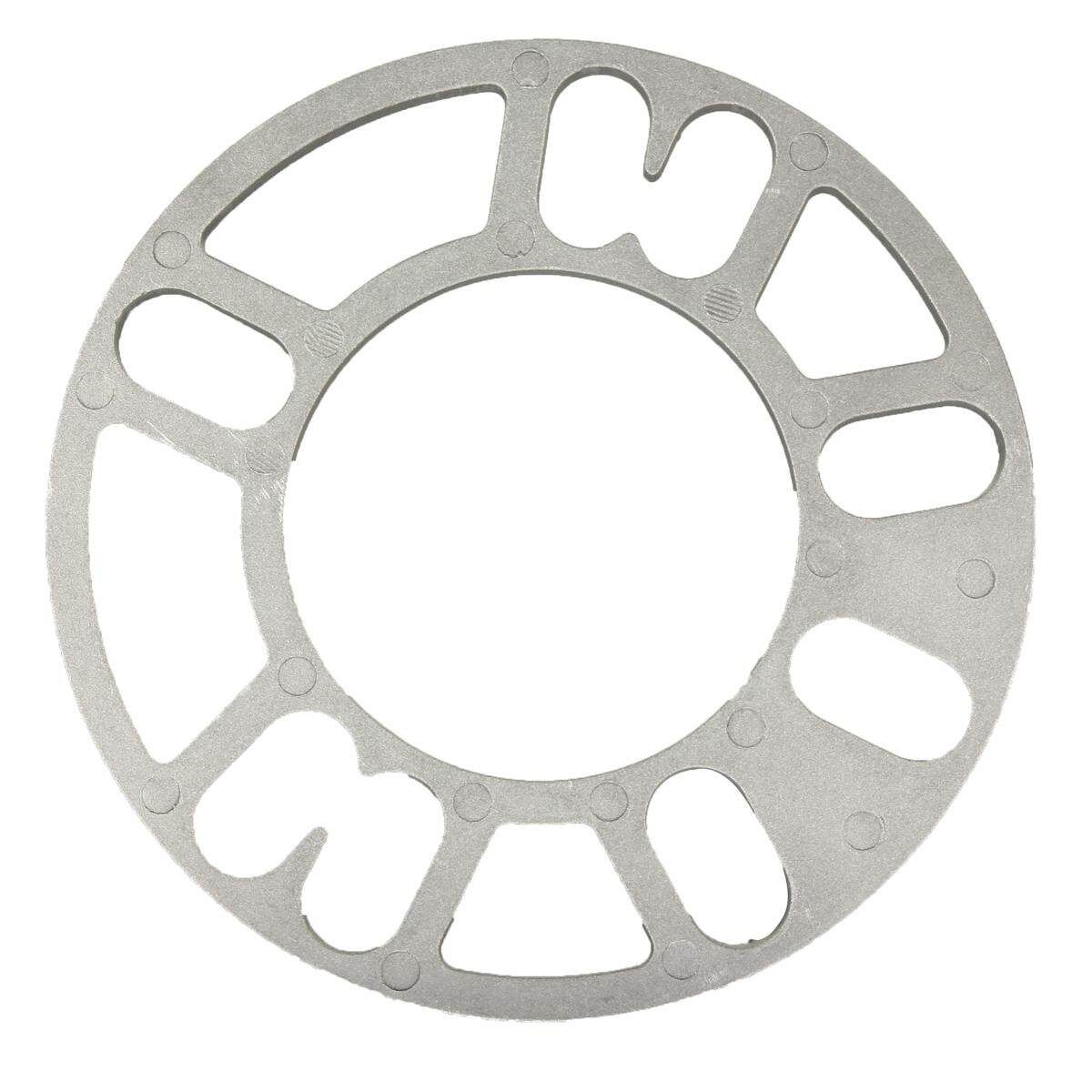 4 PCS UNIVERSAL 5MM ALLOY ALUMINUM WHEEL SPACERS SHIMS PLATE 4 / 5 STUD FIT
