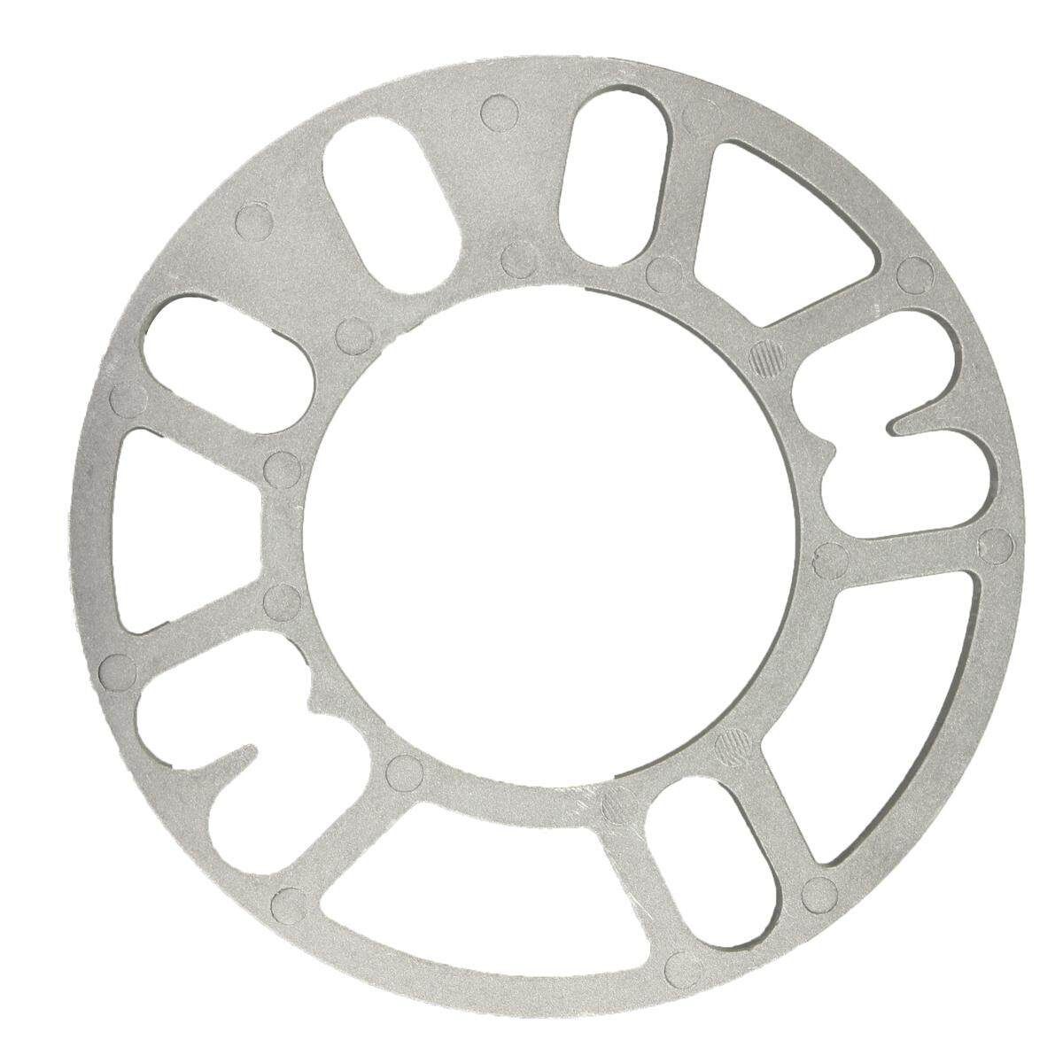 4 PCS UNIVERSAL 5MM ALLOY ALUMINUM WHEEL SPACERS SHIMS PLATE 4 / 5 STUD FIT