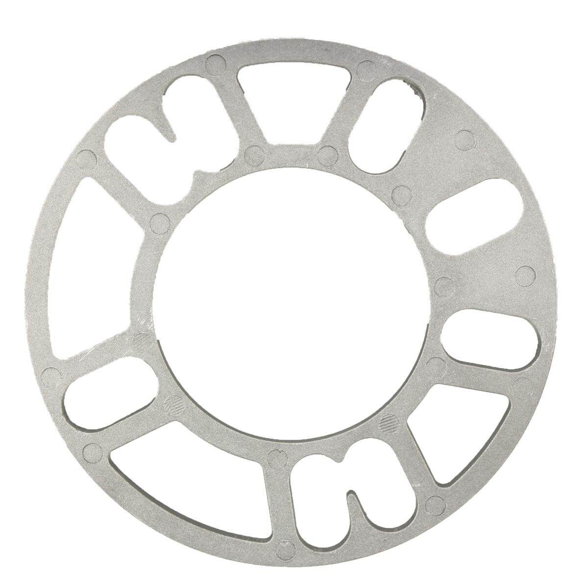 4 PCS UNIVERSAL 5MM ALLOY ALUMINUM WHEEL SPACERS SHIMS PLATE 4 / 5 STUD FIT