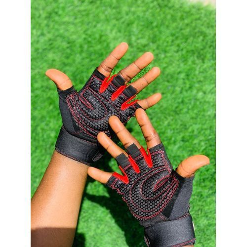 Weight Lifting Gym Gloves Workout Wrist Wrap 0 Out Of 5