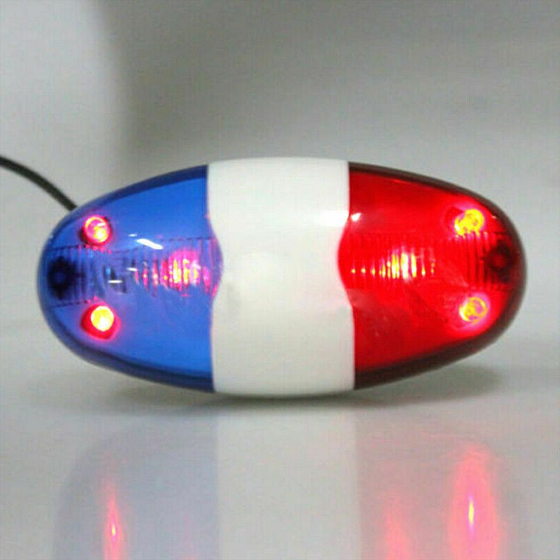Bicycle Bell Police Car Light Electronic Horn Siren For 6