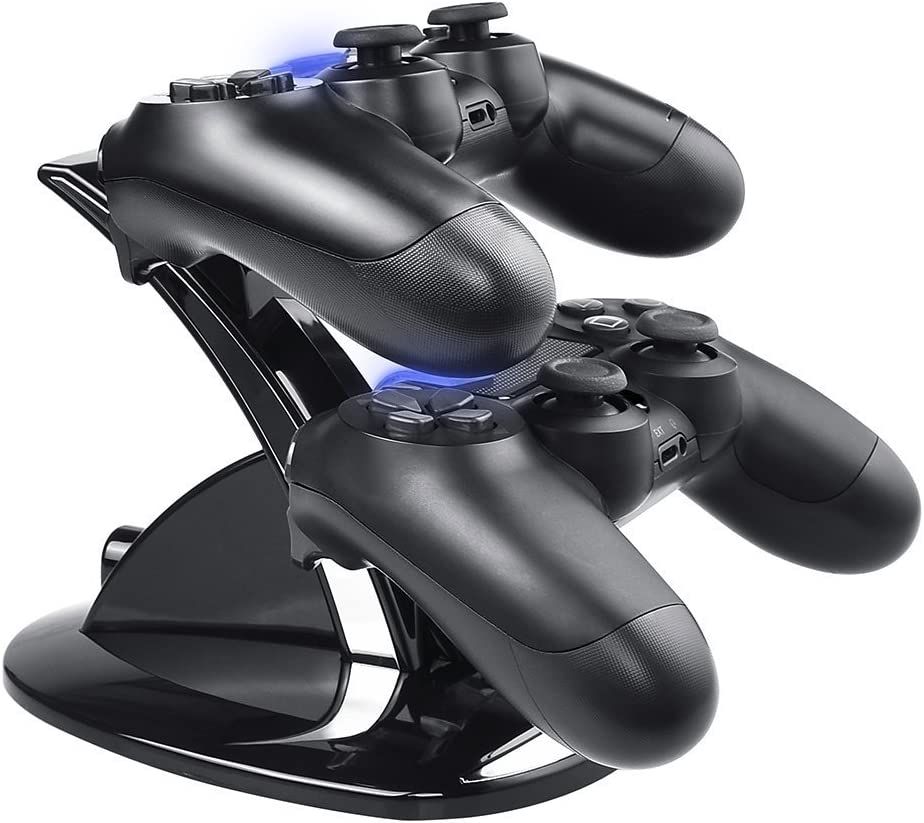 PS4 Controller Charger Charging Station Dock Stand With LED