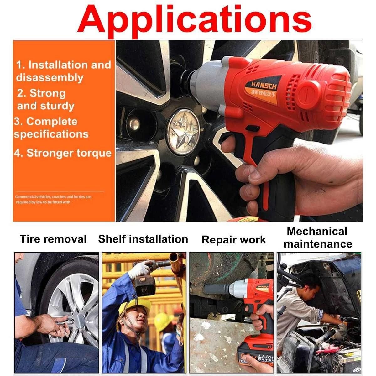 12 in 1 Screwdriver Hex Socket Head Set for Impact Wrench Dr