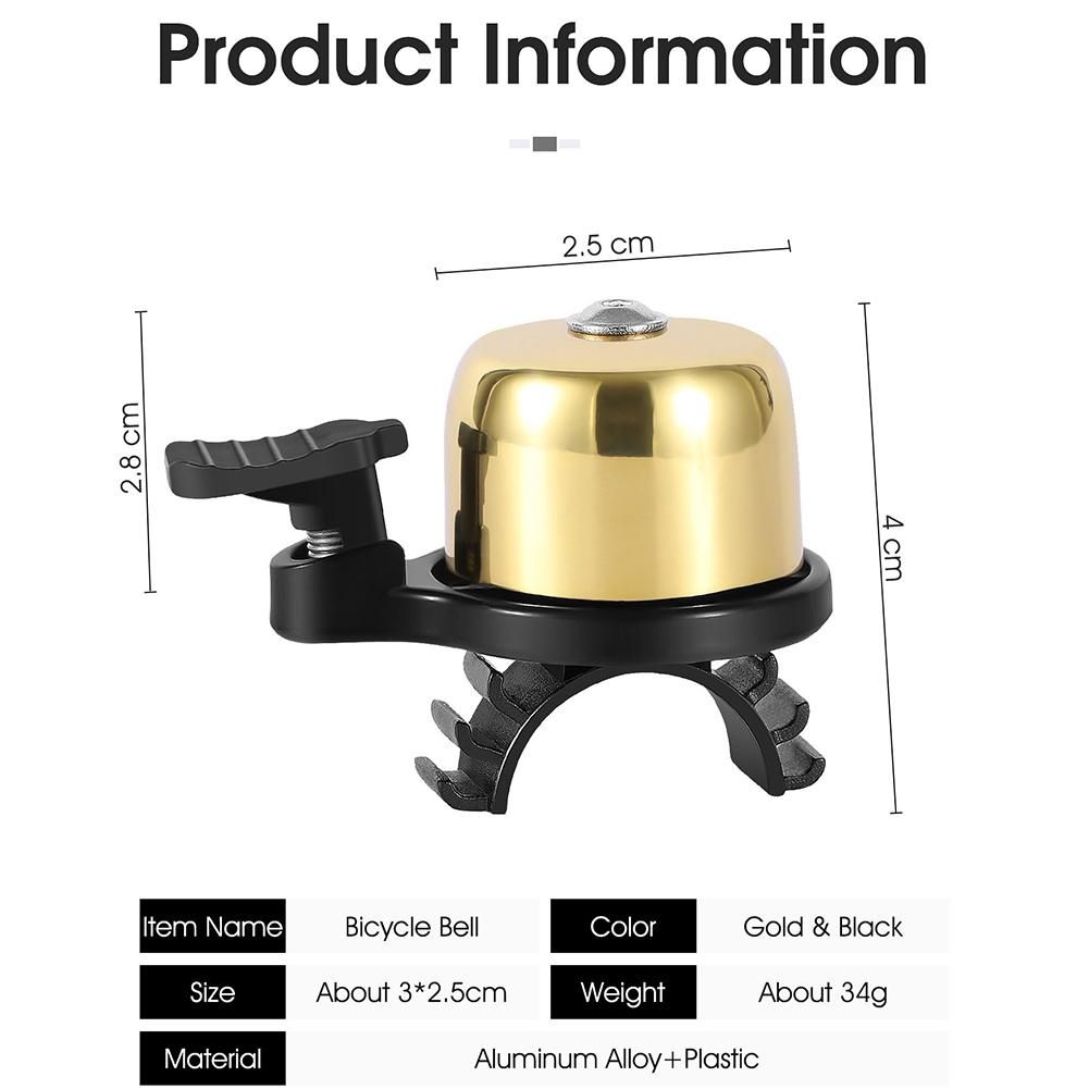 WEST BIKING Bike Bell for Cycling Safe Ring Horn Cycling