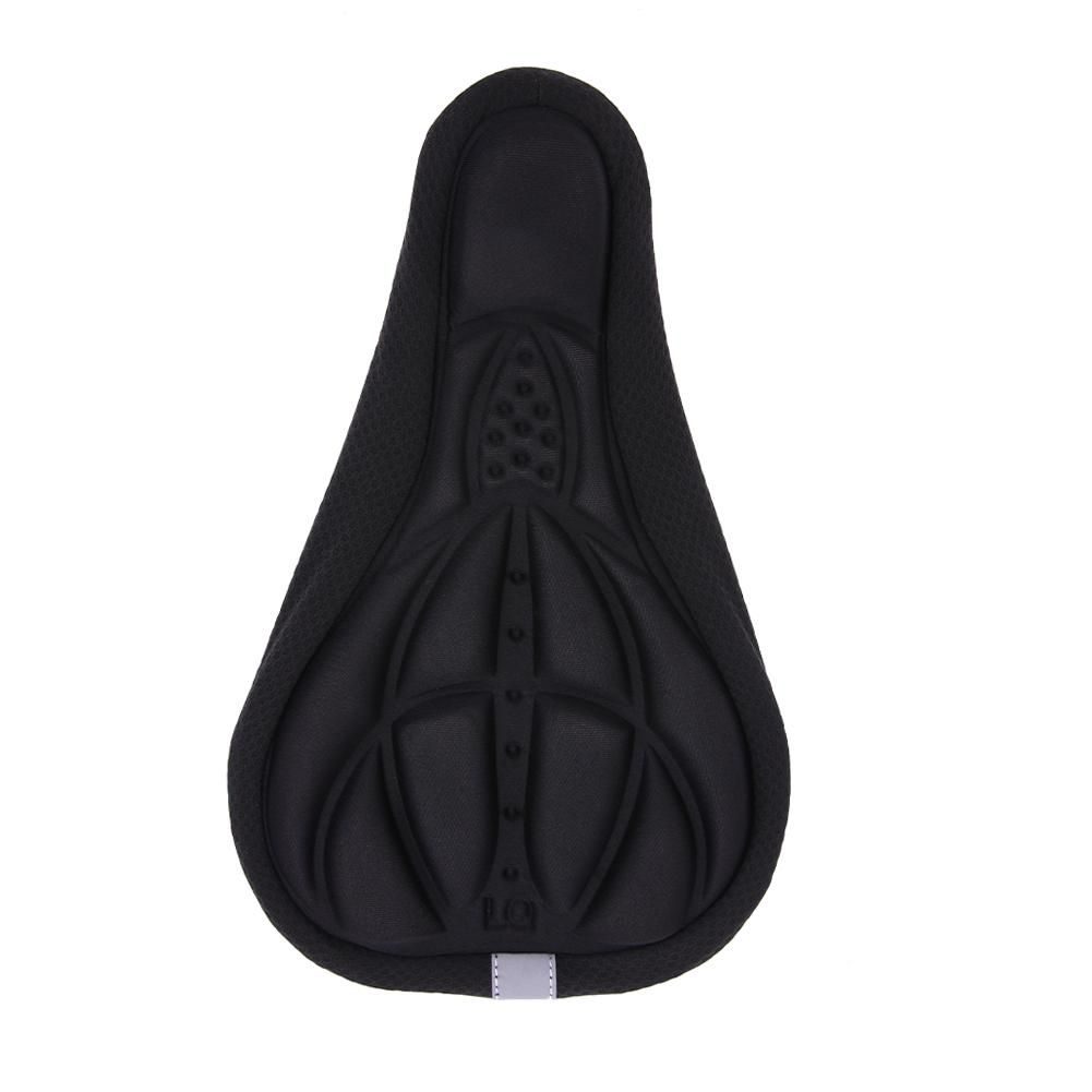 Bike Bicycles Extra Comfort Ultra Soft Silicone 3D Pad Cushion Cover Bicycle Saddle Seat