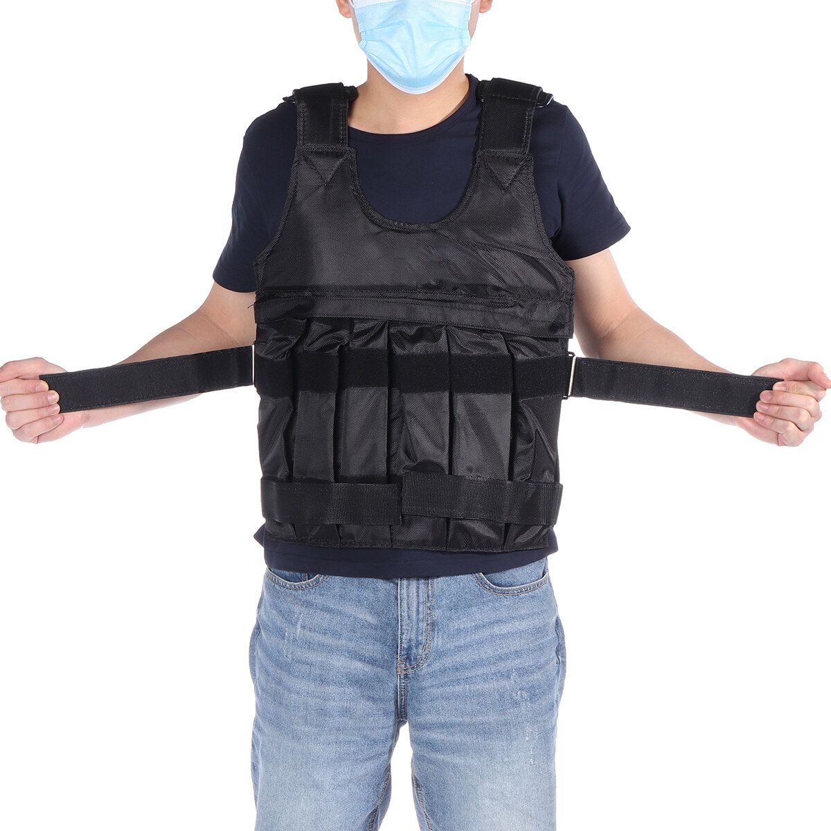 Waistcoat Weighted Workout (empty) Training Fitness Carrier Gym Exercise