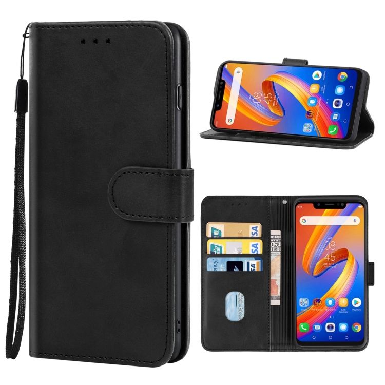 Leather Phone Case For Tecno Spark 4