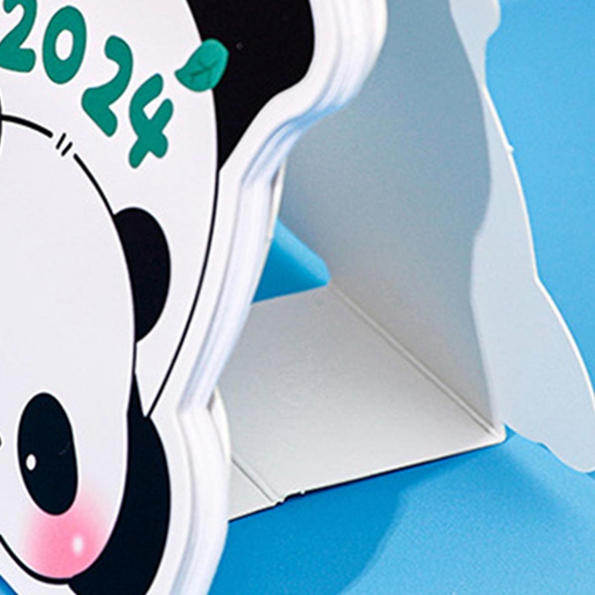 Study Schedule Planner Panda Pattern 2024 Desk Calendar for Students