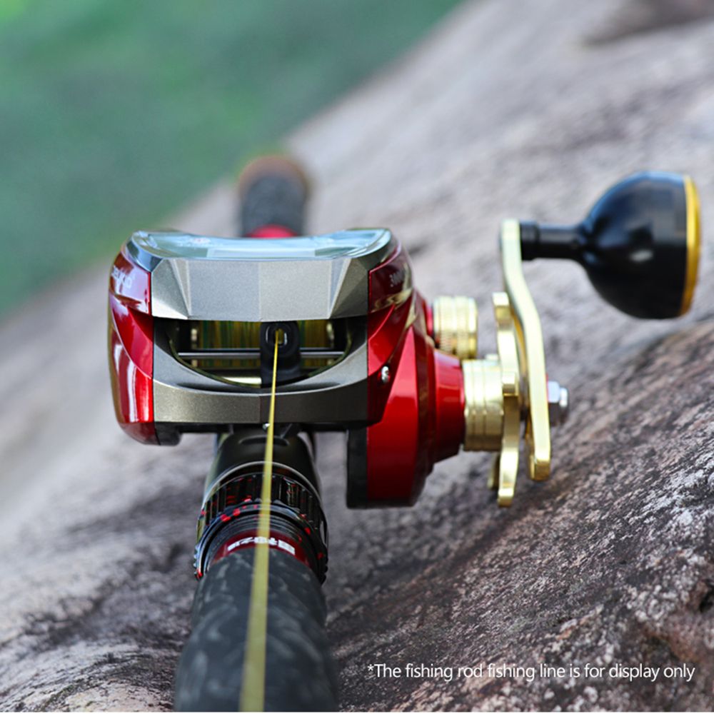 6+1 BB Ball Bearing 6.4:1 Portable Fishing Reel Baitcasting