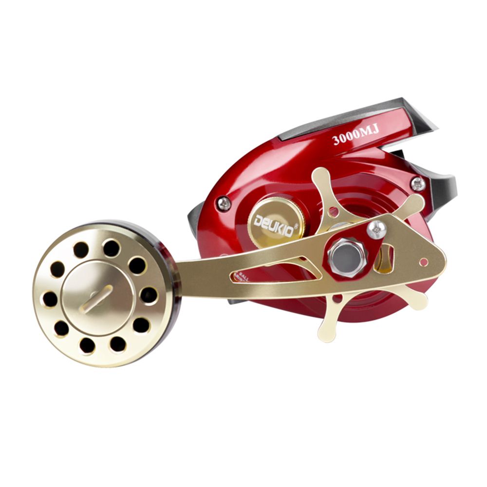 6+1 BB Ball Bearing 6.4:1 Portable Fishing Reel Baitcasting