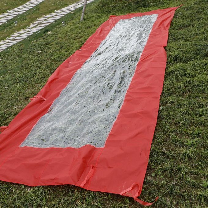 Replacement Canopy Tent Sidewall Waterproof Awning Red B 190x570cm
