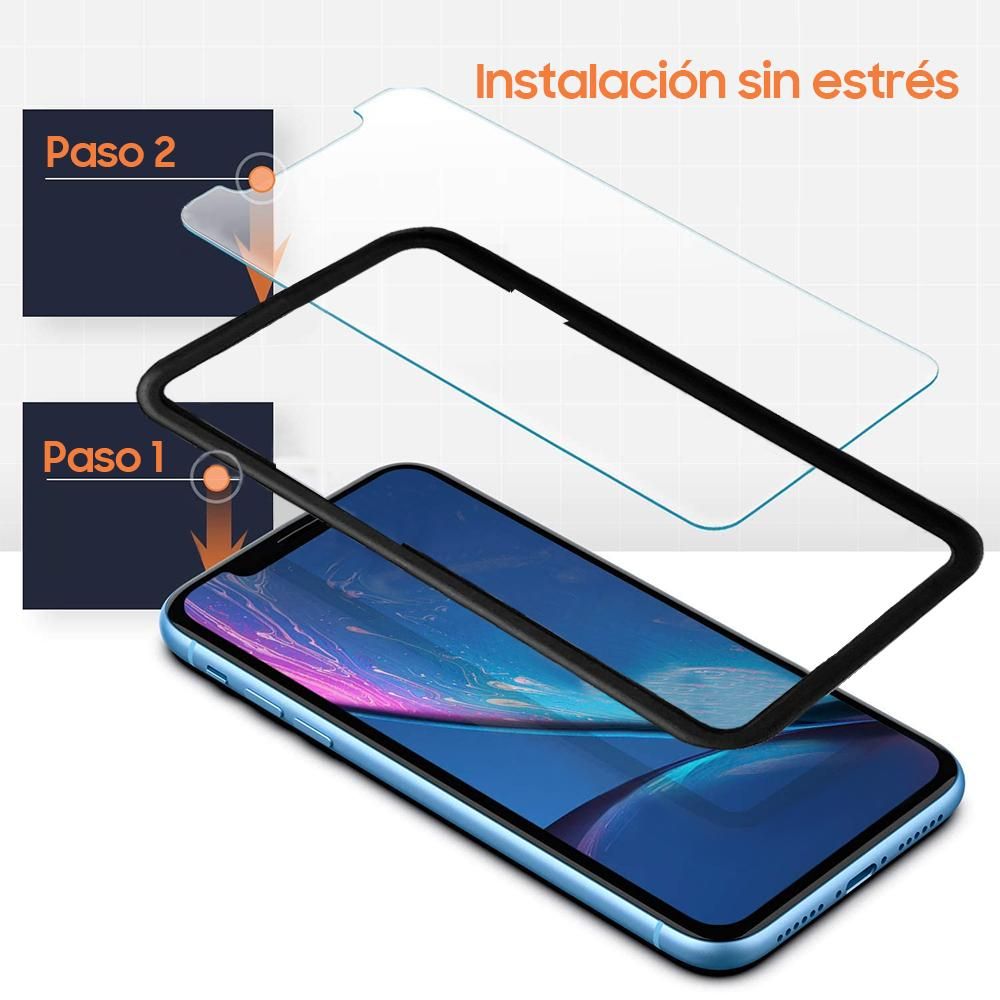 Screen Protector(3pcs) Compatible for iPhone11/XR Series Tempered Glass Film w/9H Hardness/Anti-Fingerprint/Scratch-Resistant/Full Coverage Screen Protective Glass